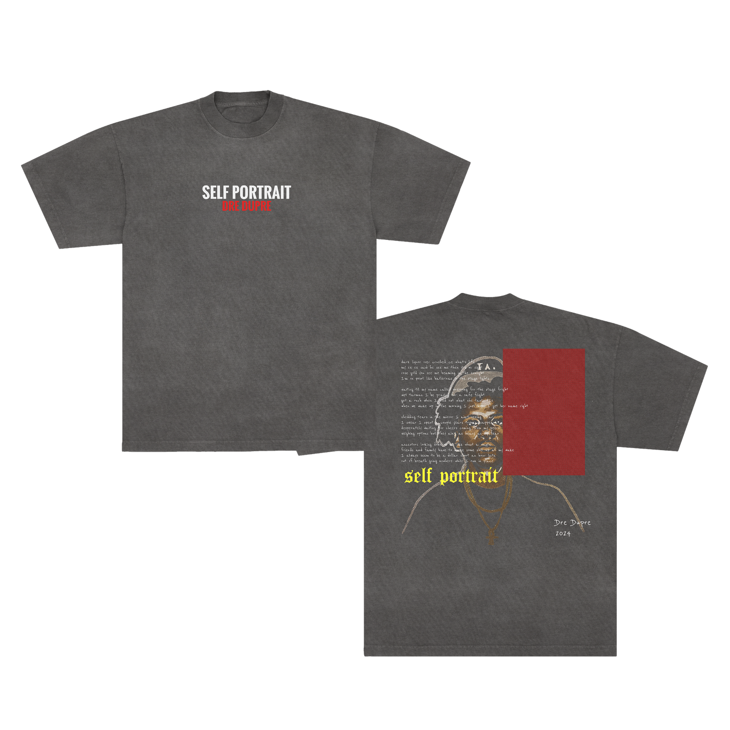 SELF PORTRAIT TEE - VINTAGE GREY